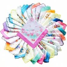 - Pauelo de algodn para mujer - 10 piezas + Floral2 - Ver 6