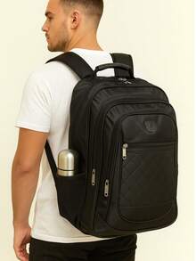 Ondway Men's Backpack For Travel, College, Reinforced, Women's, School, Basic, University, Back To School - 黑色 - 查看 1