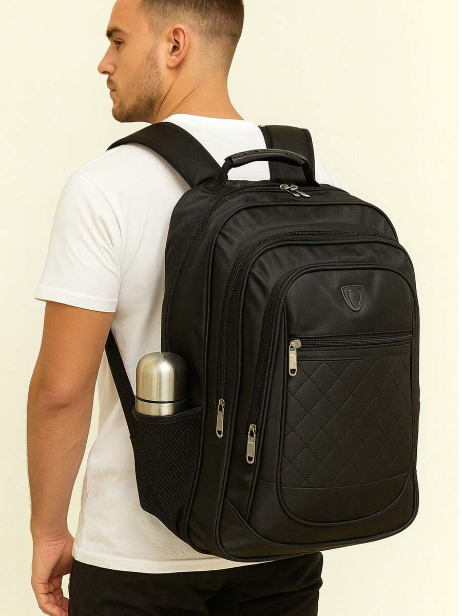 Ondway Men's Backpack For Travel, College, Reinforced, Women's, School, Basic, University, Back To School - 黑色 - 查看 1