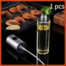 1 Pcs Olive Oil Sprayer, Cooking Oil Spray Bottle For Air Fryer, Large Capacity Stainless Steel Glass Oil Sprayer For Kitchen BBQ Outdoor Olive BBQ Oil Use - 1個 - 查看 6