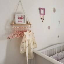 Bohemian Style Tassel Hanging Rack With Wooden Beads, Handmade Floating Wall Shelf For Storing Towels, Plants, Photos, Multifunctional Wall Decor For Living Room, Kitchen, Indoor And Outdoor Use