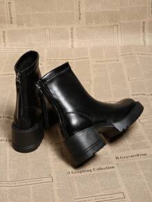 2025 Spring/Autumn Women's Boots, Super Street Style, Sweet & Cool British Style Short Boots, Slim High Heel, Winter Shoes