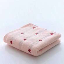 1pc/2pcs(Towel + Bath Towel) Thickened Absorbent Heart-Shaped Towel Set, Suitable For Face Washing, Bathing, Gym, SPA, Swimming, Soft And Skin-Friendly Bath Towel - Multicolor - View 29