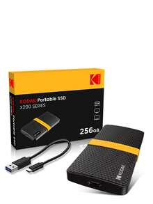Kodak 柯达 Type-C 3.2 PSSD 便携式固态硬盘 (SSD)，128GB/256GB/512GB/1TB 迷你外置便携式硬盘 - 黑色 - 查看 14