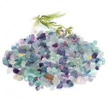 1 Oz/2 Oz/4 Oz Natural Colorful Fluorite Quartz Crystal - Asymmetrical Shaped Gemstone Natural Pebble Polished Stone - Stone - View 3