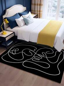 Luxury Style Large Indoor Decorative Carpet, Suitable For Living Room Sofa, Bedroom, Office Desk, Office Chair Pad, Dining Room And Kitchen Carpet, Bedside Non-Slip Mat, Entrance Doormat, Outdoor Camping Mat ,Room Decor