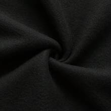 Womens Plus Size Casual Hoodies For Funny Letter Graphic Y2K Vintage Printed Long Sleeve With Pocket Loose Fit Sweatshirts Adjustable Drawstring Pullover Hood Tops Fall Winter Outdoor Clothes Sweater Hiking Cycling Outfits - Comfortable Fabric - 黑色1 - 查看 3