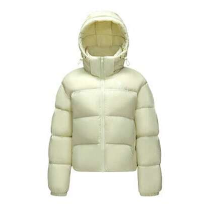 CAMEL CROWN Women's Short Thick Windproof Hooded Down Jacket For Outdoor Hiking And Skiing