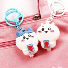 2PCS Keychain Set Collectible Figurines Cute Anime Couple Keyring For Him & Her, Best Gift For Fans, Bag/Purse Charm (Chiwa & Hachi),Christmas Gifts - 2pcs - 查看 3