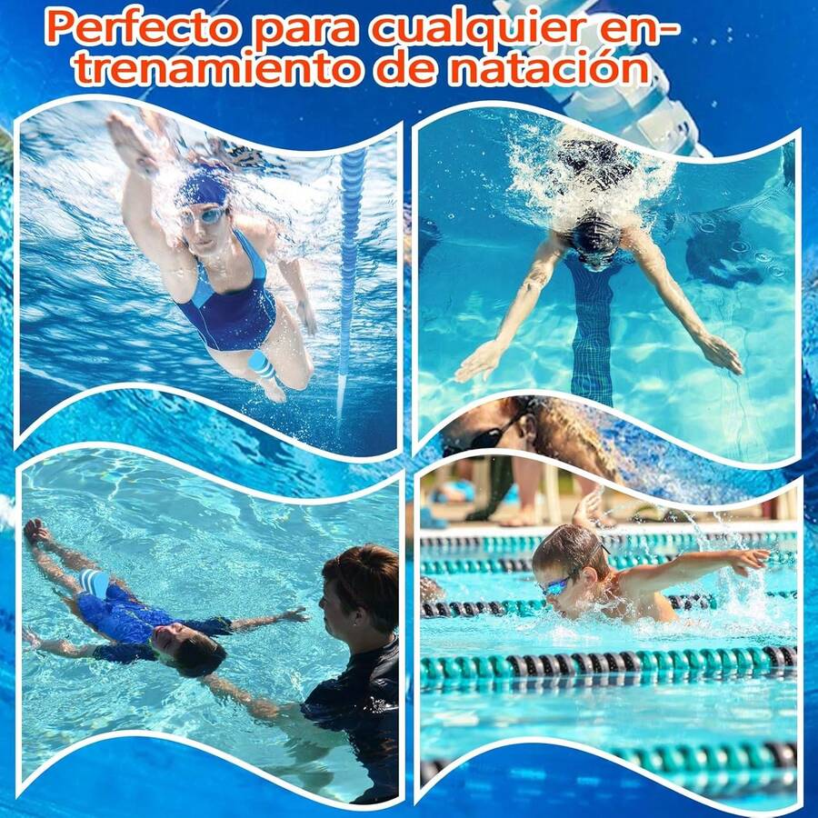 VXMBNB Pull Buoy Natacion Adulto,Natacion Accesorios EVA Material,Ayuda de Entrenamiento de Piscina,Ejercicio de Fuerza en Las piernas,Apto para Adultos, niños y Principiantes. - 1 - Ver 1