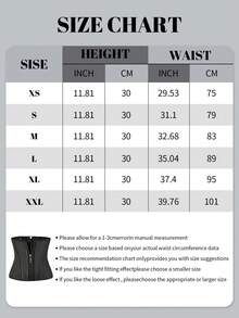 Waist Trainer For Women Corset Workout Cincher Body Shaper Tummy Control Shapewear Sweat Trimmer Zipper - Pink - View 2