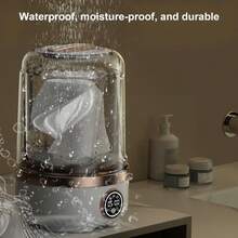 2L Mini Washing Machine, Lingerie Washer, 2-In-1 Mini Lingerie & Sock Washer, Small Underwear Washing Cup - Multicolor - View 8