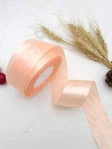 4/2/1PC Colored Satin Ribbon, 4cm Satin Ribbon Pink Ribbon, Versatile 22m Roll Rose Bow Making Ribbon Cake Christmas Holiday Decoration Ribbon, Lace Ribbon Fabric Satin Ribbon, For Festive Decor, Crafting, And Gift Wrapping, Multi-Use Polyester Ribbon For Creative Crafting, Sewing, Cake Decor & Festive Embellishment - Multicolor - View 32