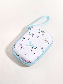 创意彩绘数据线充电器收纳袋，专为整理数据线、充电器、耳机和其他小型数码产品而设计。采用一体式EVA材质，顺滑拉链设计，360°全方位保护，让您的数码配件收纳告别单调。 - 彩色 - 查看 9