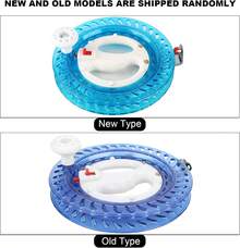 Carrete de Línea de Pesca, Rueda de Pesca de Mar Multifunción ABS, Accesorio de Carrete de Pesca de Línea de Mosca para Envolver Alambre de Mano (Azul) - 1 - Ver 8