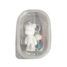 DIY Flüssigbär Schlüsselanhänger, Flüssigbär Graffiti handbemaltes Flüssigbär Graffiti Material Set, kreative Gips Flüssigbär, selbstständiges Pigment, handgemachter DIY kreativer Dekorationsartikel, hervorragender Flüssigbär Schlüsselanhänger - Weiss - Übersicht 6