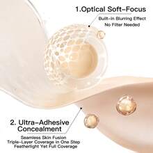 Wet N Wild哑光粉底液，持久遮瑕，适合黄、黑、橄榄肤色 - 自然色 - 查看 5