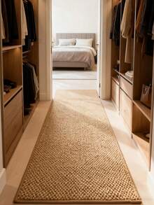 1 Stück brauner Schwertilagende Muster Teppich, dicke waschbare Qualität, Stilvoller Teppich, Flurteppich, Dekorativer Teppich, Duschvorleger, Sofasitzteppich, Dicker Teppich, Wohnaccessoire, Wohnzimmerteppich, Schlafzimmerteppich, Eingangsteppich, Küchenteppich, Badezimmerteppich, Büroteppich