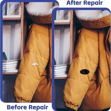 2/5pcs Multi-Shape Black Fabric Patch Stickers For Down Jackets, A Must - Have For Fashionable Repair | Great For DIY Fans & People Who Need Clothing Maintenance, Applicable To Home & Outdoor Wear Repair Scenarios - Multicolor - View 5