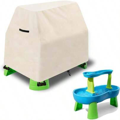 Table Cover Fit Step2 Rain Showers Splash Pond Table, Waterproof Dust Proof Anti - Outdoor Toys Cover - Cover Only