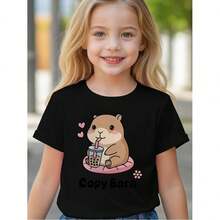 Camisetas para niñas jóvenes - Negro - Ver 8