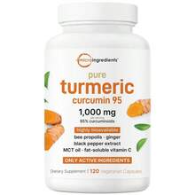 Turmeric Curcumin 1,000mg | 95% Curcuminoids With Black Pepper & MCT Oil For Ultimate Absorption, No Filler, No GMO - 120 Vegetarian Capsules - Khác - Xem 2