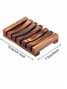 1pc/2pcs Wooden Soap Dish For Shower, Shower Soap Holder, Self Draining Bar Soap Holder For Bathroom, Soap Saver Soap Tray Soap Stand For Homemade Soap - Multicolor - View 11