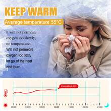 10 pezzi/confezione Scaldamani/Scaldapiedi/Scaldadita monouso, Cuscinetti riscaldanti istantanei, Adesivi universali per il riscaldamento del corpo, Riscaldamento a lunga durata, 18 ore di riscaldamento efficace, Attivati dall'aria, Inodore, Ingredienti naturali - Multicolore - Visualizzare 5
