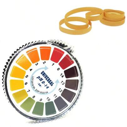 1 Roll PH Strips 0 - 14 16.4ft Alkaline Indicator Meter Paper Roll Urine Saliva Soil Litmus Accurate Testing Measuring