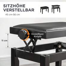 Vanity Stools - Black - View 4