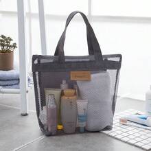 Mesh Beach Bag, Toiletry Bag, Outdoor Storage Bag, Cosmetic Bag, Travel Bag, Children's Toy Storage Bag - Multicolor - View 10