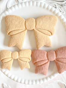 Cute Butterfly Bowknot Shaped Cookie Cutters DIY 3D Bow Pressable Biscuit Moulds Stamps Embossers Cake Making Tools