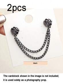 2 piezas Botones con forma de rosa para acortar las patas del pantalón, diseño de cierre con botón oculto para evitar que el pantalón se arrastre por el suelo, impermeable, portátil, duradero, adecuado para vaqueros y pantalones casuales - Multicolor - Ver 13