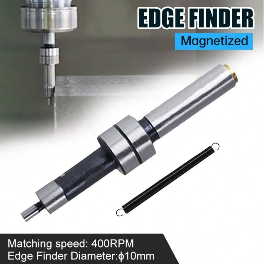 10MM Mechanical HSS Edges Finder For Milling Lathe Machine Touches Point Sensor Including Milling Cutter