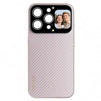 AMOLED HD Bildschirm Handyhülle, nur für Handy 16 Pro/Pm, Handy 15 Pro/Pm, Handy 14 Pro/Pm, Handy 13 Pro/Pm, multifunktionales Smart Window, Nachrichtenbenachrichtigung, anpassbares Zifferblatt, Rückkamera Selfie Vorschau, kabellose Aufladung mit Magnet, Musiksteuerung, ultra-schlankes und halb umwickeltes Design, praktisches Gadget