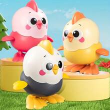 New Interactive Cartoon Jumping Chicken Toy, Crawling Toy Suitable For Children, Durable And Fun, Birthday Holiday Baby Toy Gift - Multicolor - View 5