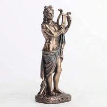 Veronese Design 6 1/4 Inch Tall Greek God Apollo Playing Lyre Cold Cast Resin Bronze Finish Sculpture - 如圖 - 查看 3