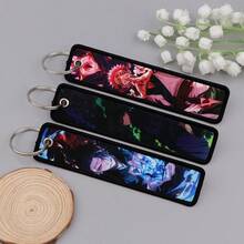 1pc Anime Gojo, Geto, Mgeumi, Yuji, Sukuna, Toge Cartoon Keychain Pendant, Fabric Keyring, Office ID Badge Holder, Phone Charm, Car Key Chain, Backpack Decoration, Gift For Students, Holidays - Multicolor - View 9