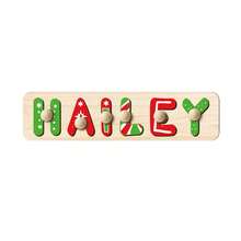 Personalized Name Puzzle, Baby Name Puzzle, Baby Boy Or Girl Early Education Toy, 3D Letter Puzzle Toy, Wooden Letter Puzzle, Baby 1st Birthday Gift, Wooden Puzzle, Personalized Gift, Birthday Gift, Customized Wooden Puzzle Toy, Anniversary Gift, Building Block Gift Set - Red and Green With Nails - View 11