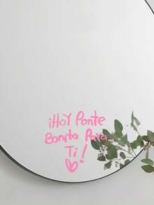 1pc You Look Good|Have A Nice Day|You Are Enough Positive And Uplifting Inspirational Slogans Are Suitable For Use In Bathrooms, Dressing Tables, Makeup Rooms, And Living Room Mirrored Doors, Windows, And Walls Room Decor Home Decor - Multicolor - View 13