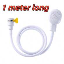 1PC Portable Sink Faucet Showerhead Attachment For Hair Washing, Pet Cat And Dog Bathing, Durable And Versatile Faucet Nozzle, Easy To Install And Operate, For Both Home And Outdoor Use  Duchas Para El Baño Shower Head Shower