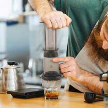 Cafetera portátil cafetera prensa francesa cafetera prensa manual cafetera portátil folleto de viaje - cafetera gótica - cafetera - por defecto - Ver 6