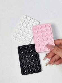 1PC Silicone Suction Phone Case Mount,Phone Suction Grip,Octobuddy,Sticky Phone Grip, Adhesive Phone Stand Sticky For Cell Phone Seamless Adhesion, Suitable For Bathroom, Kitchen, Bedroom, Living Room, Dining Room, Gym, Car, Travel Essentials, Travel School Supplies, School Supplies, Holiday Camping, Holiday Essentials, Vacation Accessories, Mini Summer - 彩色 - 查看 9