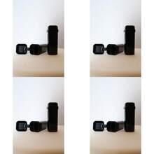 Double Cigarette Lighter Holder Black-Liuruisongdediana