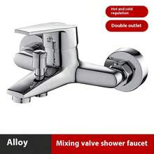 Bathtub Faucet Wall Mounted Shower Faucets Bathroom Mixing Valve Hot Cold Water Tap Household Toilet Single Handdle Tap Bathroom Accessories Bathroom Tools - Multicolor - View 4
