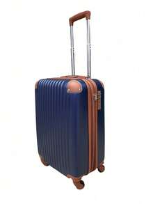 Carry-On Suitcase With Anti-Theft Zipper! - 寶藍色 - 查看 12