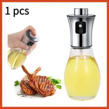 1 Pcs Olive Oil Sprayer, Cooking Oil Spray Bottle For Air Fryer, Large Capacity Stainless Steel Glass Oil Sprayer For Kitchen BBQ Outdoor Olive BBQ Oil Use - 1個 - 查看 7
