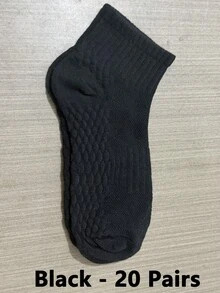 10/5 双装透气运动袜，男女通用防臭短袜，吸湿排汗抗菌轻便踝袜，适合运动和休闲穿着，秋冬季 - 彩色 - 查看 16