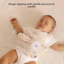 Palma Calmante Para Bebé Dormir Palma Calmante Para Bebé.Regalos para bebés,Para dar palmaditas a los bebés hasta que se duerman - Rosa Pálido - Ver 4