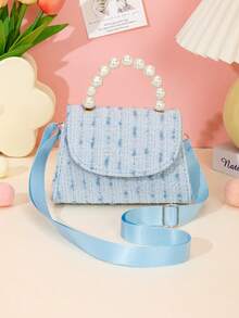 1pc Plain Metal Chain Crossbody Bag & Handbag, Suitable For Outings, Holiday Gift - Solid Color - View 10
